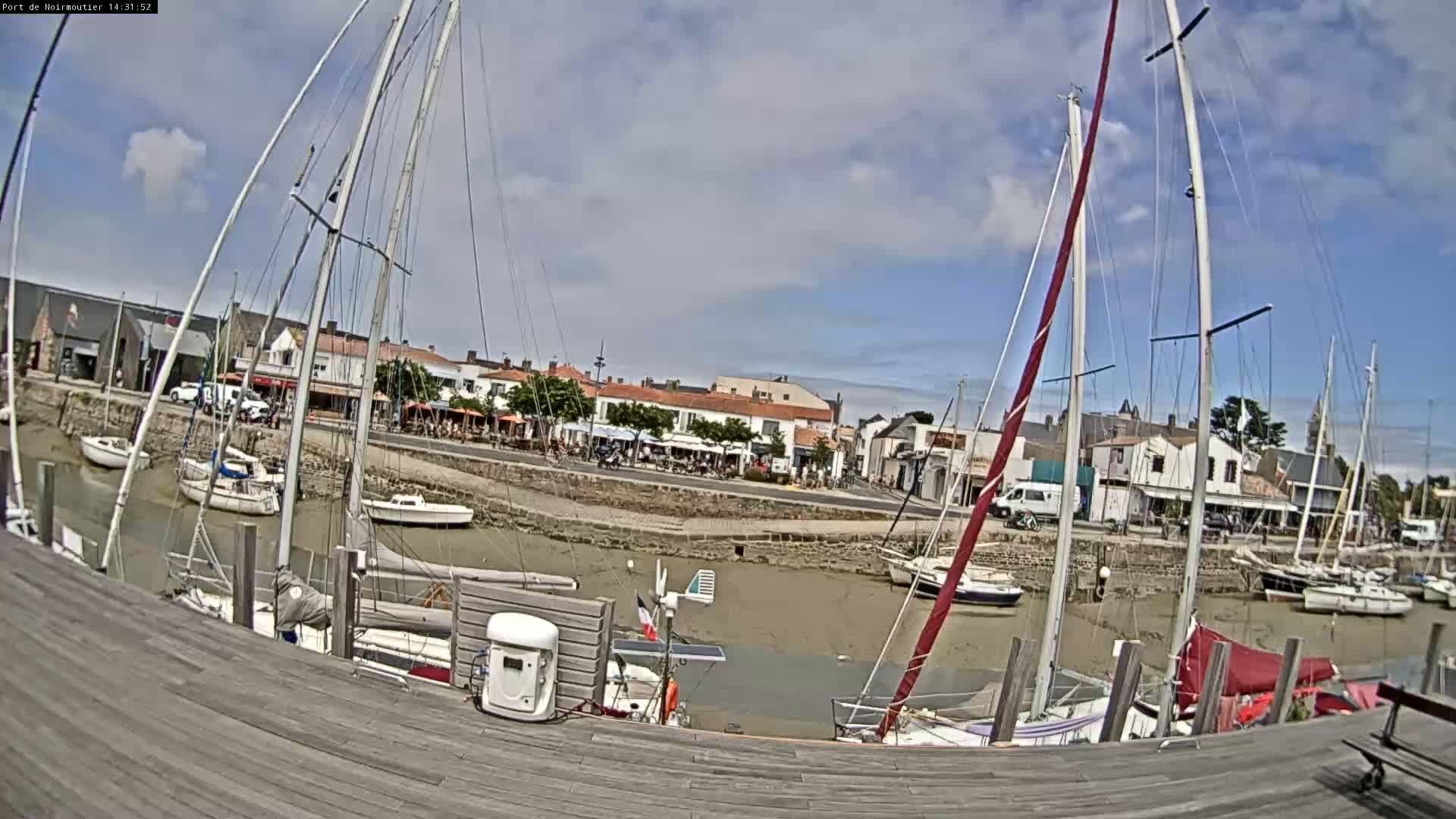 Noirmoutier-en-l'lle Village Live Cam - Les Sables-d'Olonne, Vendée, Pays de la Loire, France