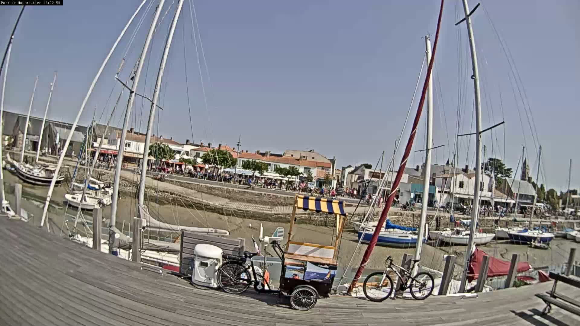 Noirmoutier-en-l'lle Village Live Cam - Les Sables-d'Olonne, Vendée, Pays de la Loire, France
