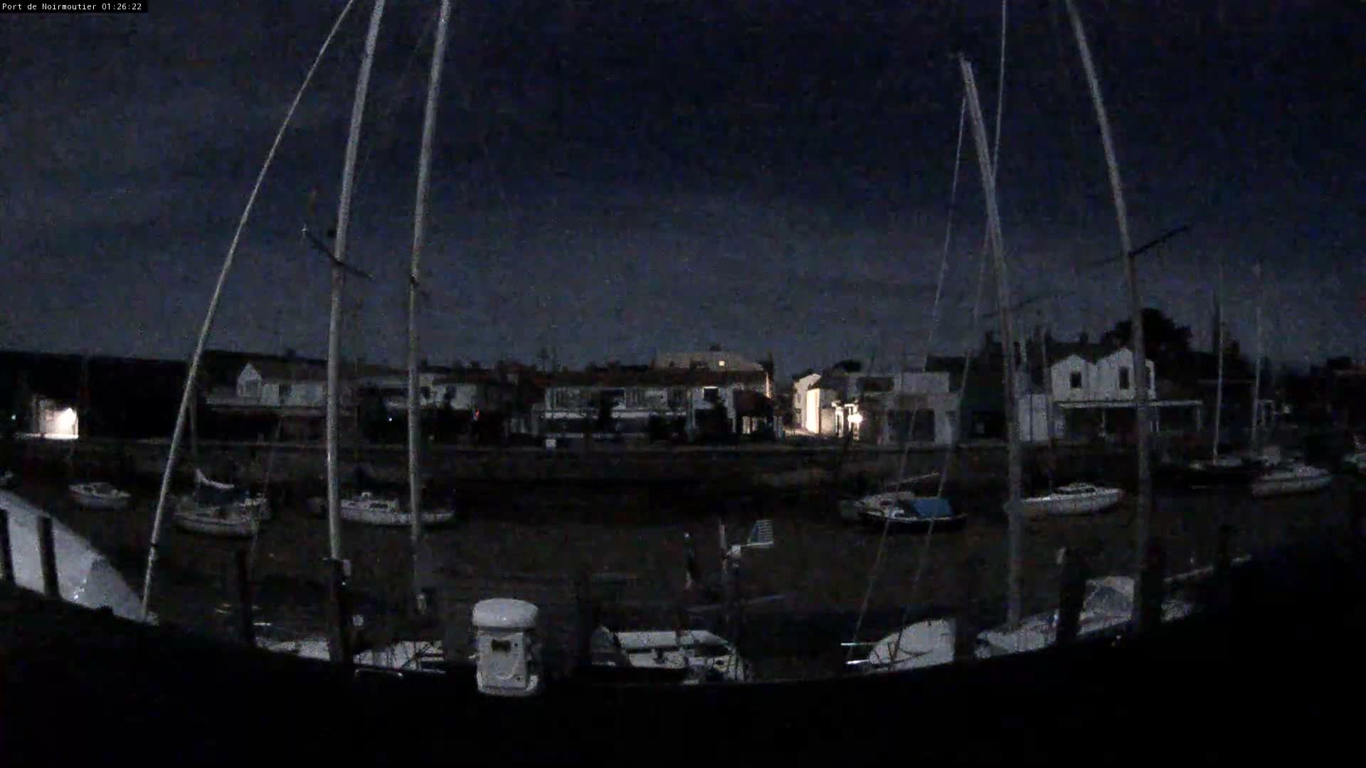 Noirmoutier-en-l'lle Village Live Cam - Les Sables-d'Olonne, Vendée, Pays de la Loire, France