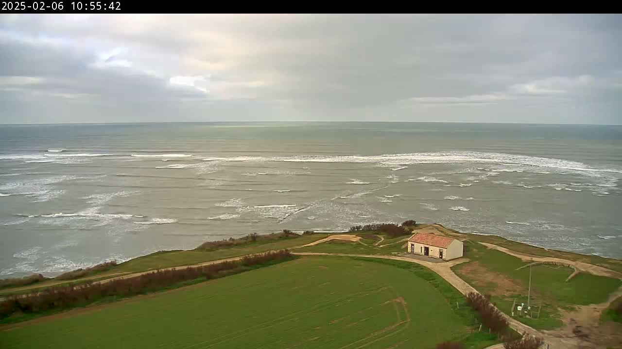 Saint-Denis-d'Oleron  Coast & Atlantic View  from Chassiron Light House (Phare de Chassiron) - Rochefort, Charente-Maritime, Nouvelle-Aquitaine, France