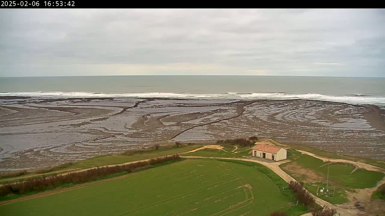Saint-Denis-d'Oleron  Coast & Atlantic View  from Chassiron Light House (Phare de Chassiron) - Rochefort, Charente-Maritime, Nouvelle-Aquitaine, France
