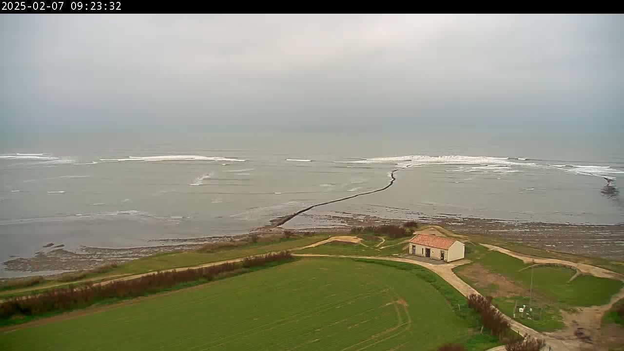 Saint-Denis-d'Oleron  Coast & Atlantic View  from Chassiron Light House (Phare de Chassiron) - Rochefort, Charente-Maritime, Nouvelle-Aquitaine, France