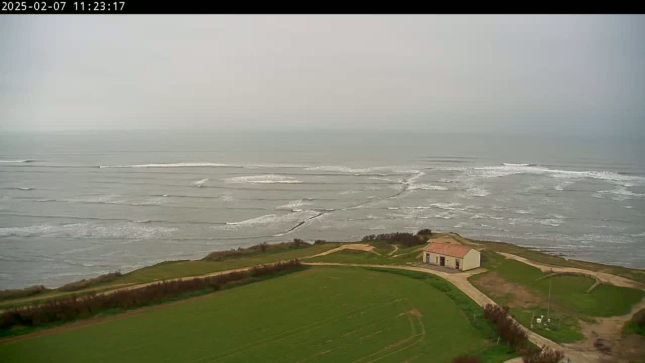 Saint-Denis-d'Oleron  Coast & Atlantic View  from Chassiron Light House (Phare de Chassiron) - Rochefort, Charente-Maritime, Nouvelle-Aquitaine, France
