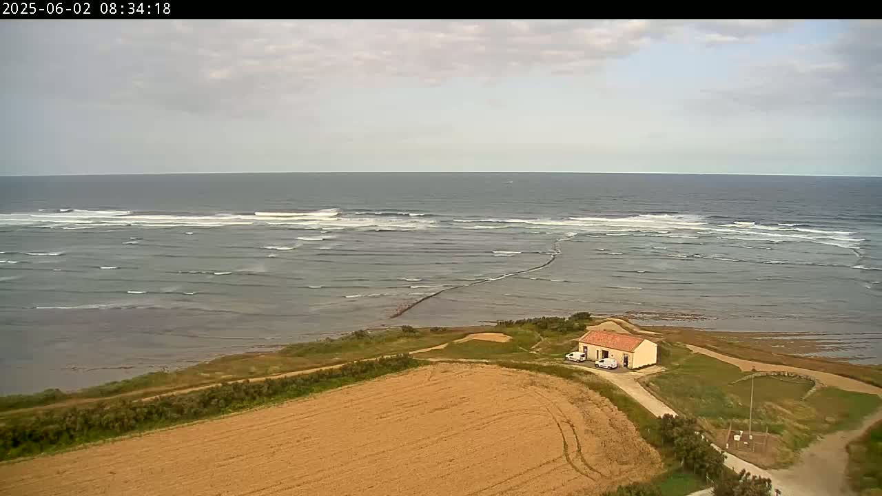 Saint-Denis-d'Oleron  Coast & Atlantic View  from Chassiron Light House (Phare de Chassiron) - Rochefort, Charente-Maritime, Nouvelle-Aquitaine, France