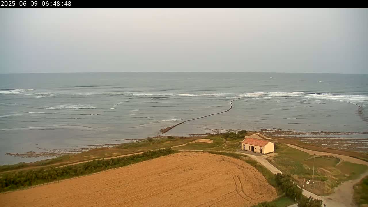 Saint-Denis-d'Oleron  Coast & Atlantic View  from Chassiron Light House (Phare de Chassiron) - Rochefort, Charente-Maritime, Nouvelle-Aquitaine, France