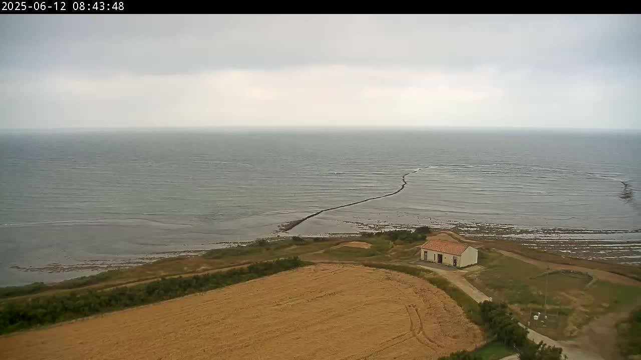 Saint-Denis-d'Oleron  Coast & Atlantic View  from Chassiron Light House (Phare de Chassiron) - Rochefort, Charente-Maritime, Nouvelle-Aquitaine, France