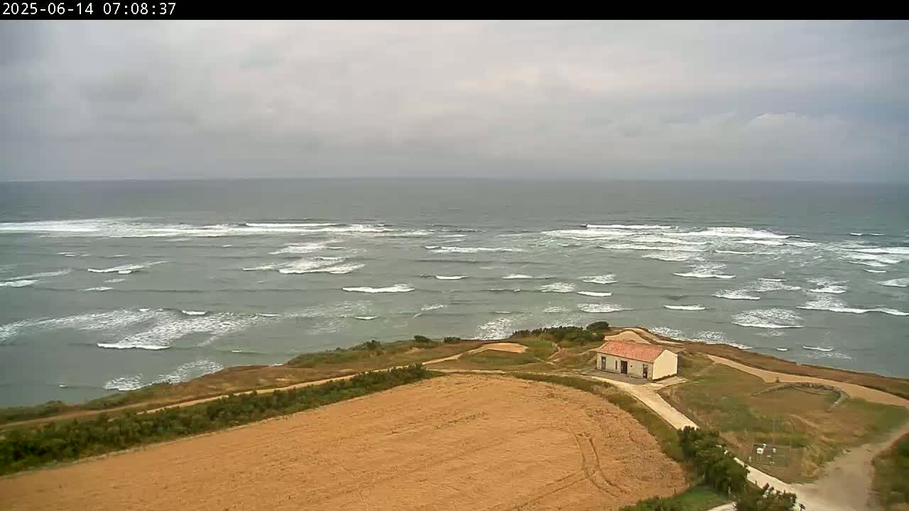 Saint-Denis-d'Oleron  Coast & Atlantic View  from Chassiron Light House (Phare de Chassiron) - Rochefort, Charente-Maritime, Nouvelle-Aquitaine, France
