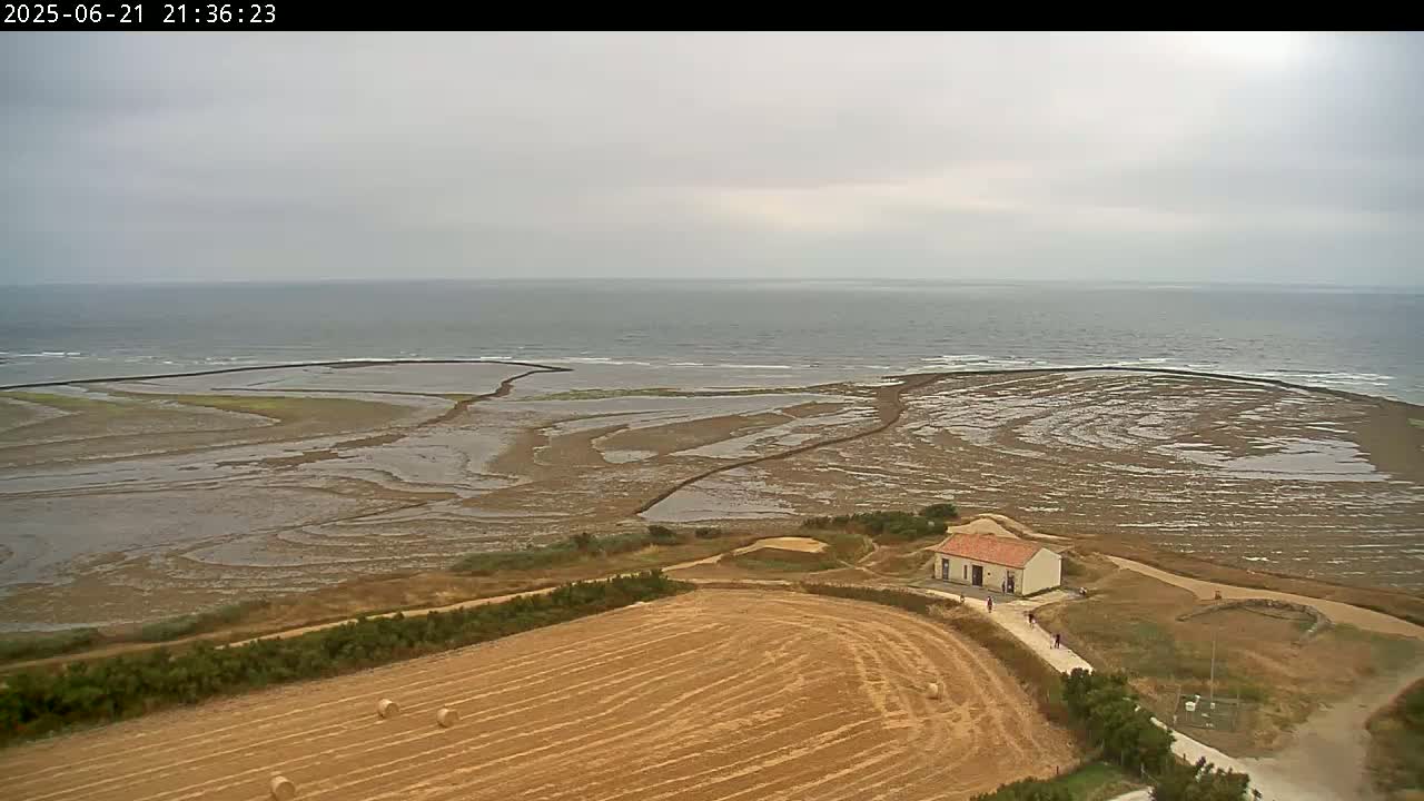 Saint-Denis-d'Oleron  Coast & Atlantic View  from Chassiron Light House (Phare de Chassiron) - Rochefort, Charente-Maritime, Nouvelle-Aquitaine, France