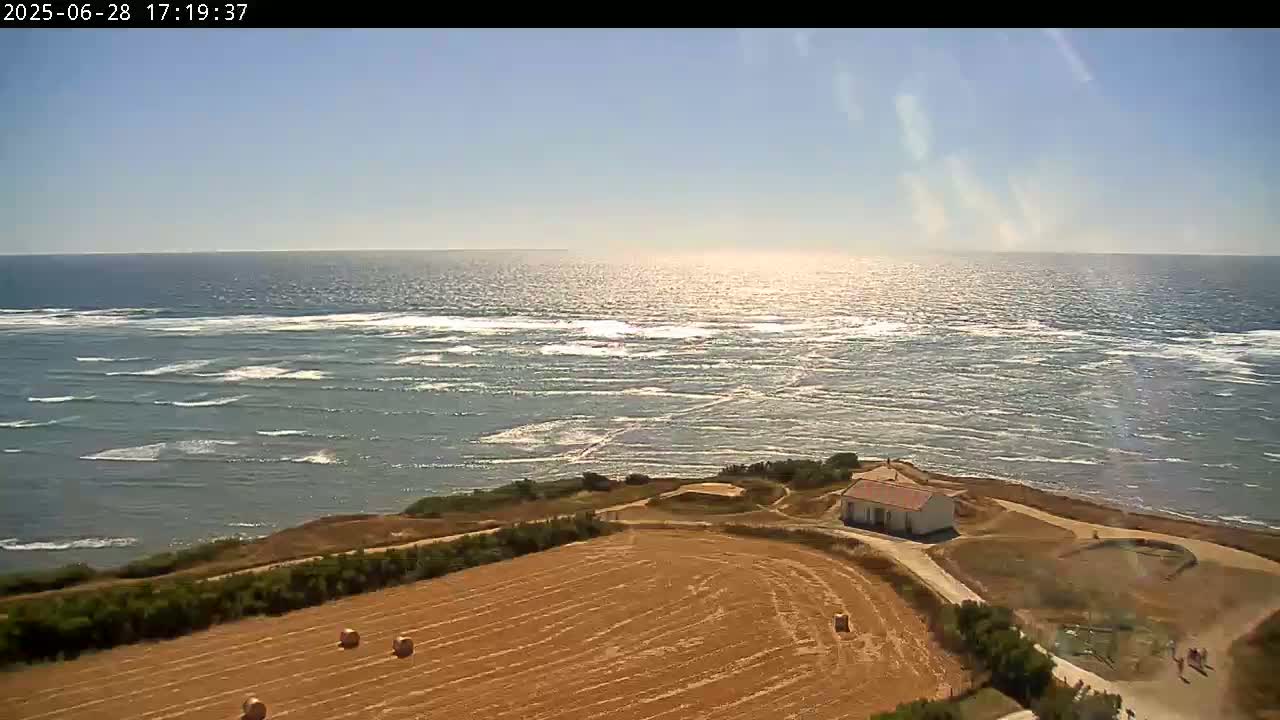 Saint-Denis-d'Oleron  Coast & Atlantic View  from Chassiron Light House (Phare de Chassiron) - Rochefort, Charente-Maritime, Nouvelle-Aquitaine, France