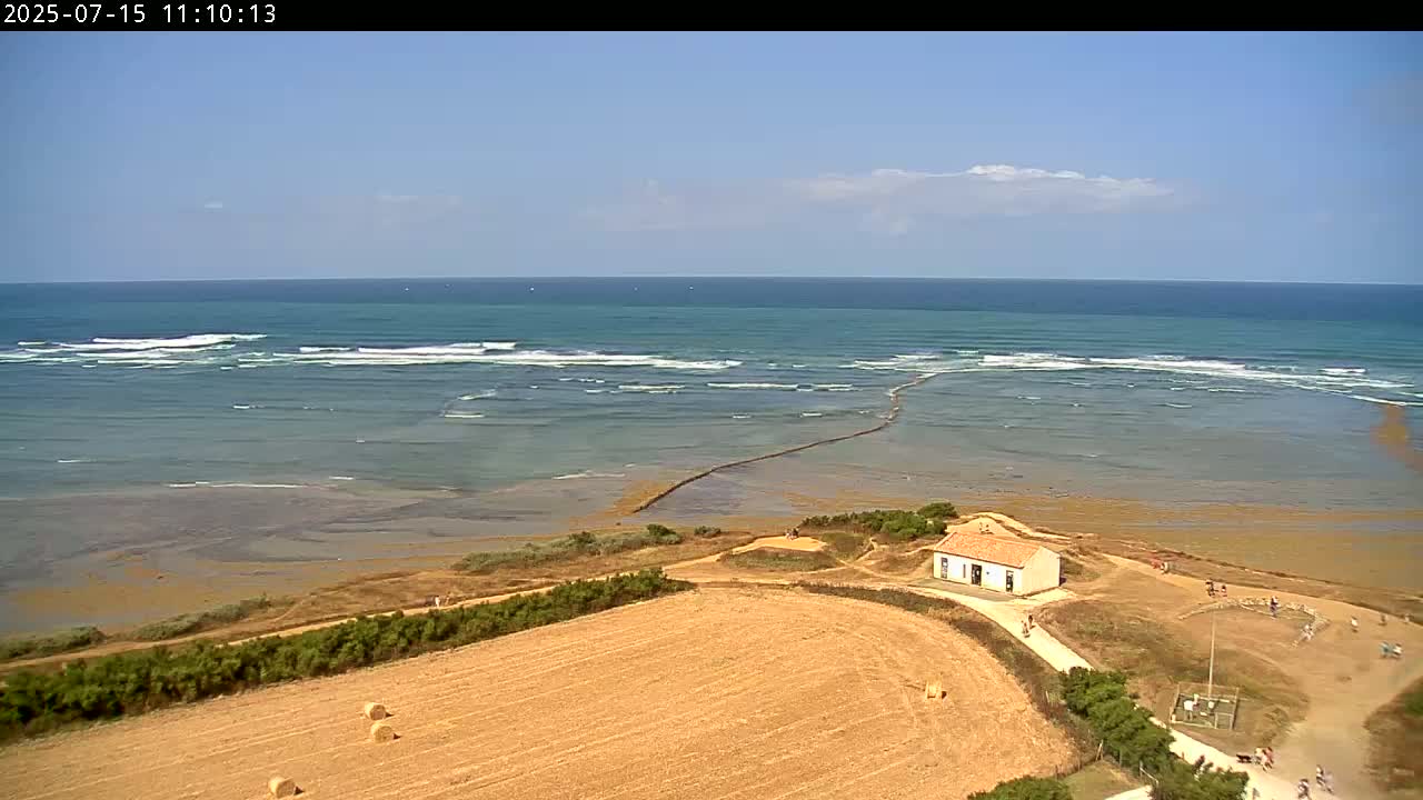 Saint-Denis-d'Oleron  Coast & Atlantic View  from Chassiron Light House (Phare de Chassiron) - Rochefort, Charente-Maritime, Nouvelle-Aquitaine, France