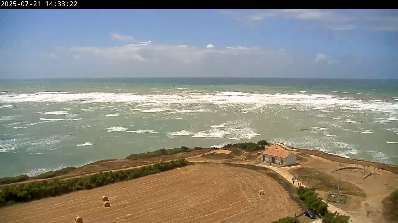 Saint-Denis-d'Oleron  Coast & Atlantic View  from Chassiron Light House (Phare de Chassiron) - Rochefort, Charente-Maritime, Nouvelle-Aquitaine, France