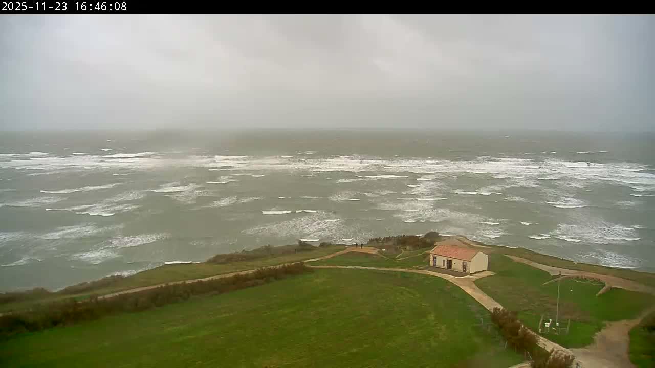 Saint-Denis-d'Oleron  Coast & Atlantic View  from Chassiron Light House (Phare de Chassiron) - Rochefort, Charente-Maritime, Nouvelle-Aquitaine, France