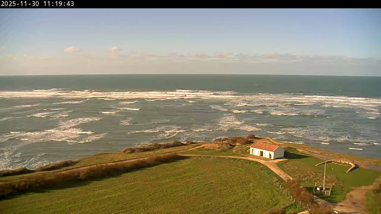 Saint-Denis-d'Oleron  Coast & Atlantic View  from Chassiron Light House (Phare de Chassiron) - Rochefort, Charente-Maritime, Nouvelle-Aquitaine, France