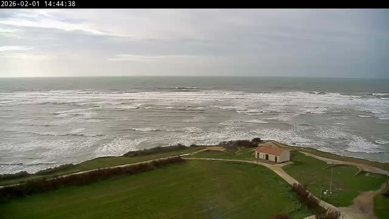 Saint-Denis-d'Oleron  Coast & Atlantic View  from Chassiron Light House (Phare de Chassiron) - Rochefort, Charente-Maritime, Nouvelle-Aquitaine, France
