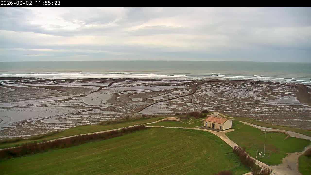 Saint-Denis-d'Oleron  Coast & Atlantic View  from Chassiron Light House (Phare de Chassiron) - Rochefort, Charente-Maritime, Nouvelle-Aquitaine, France