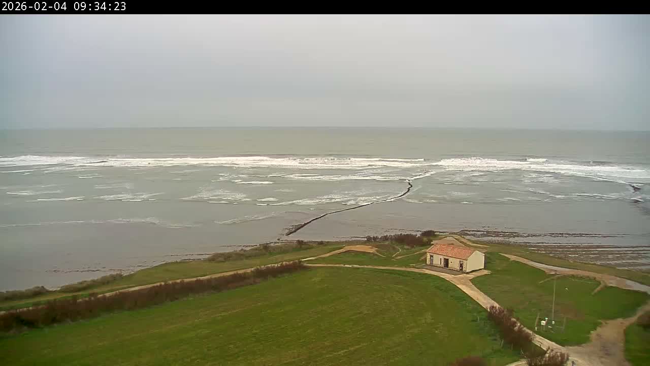 Saint-Denis-d'Oleron  Coast & Atlantic View  from Chassiron Light House (Phare de Chassiron) - Rochefort, Charente-Maritime, Nouvelle-Aquitaine, France