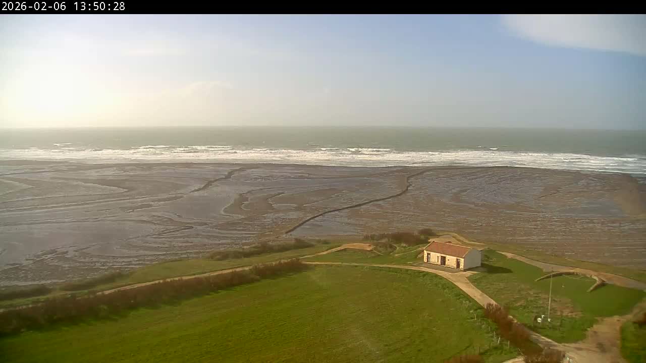 Saint-Denis-d'Oleron  Coast & Atlantic View  from Chassiron Light House (Phare de Chassiron) - Rochefort, Charente-Maritime, Nouvelle-Aquitaine, France