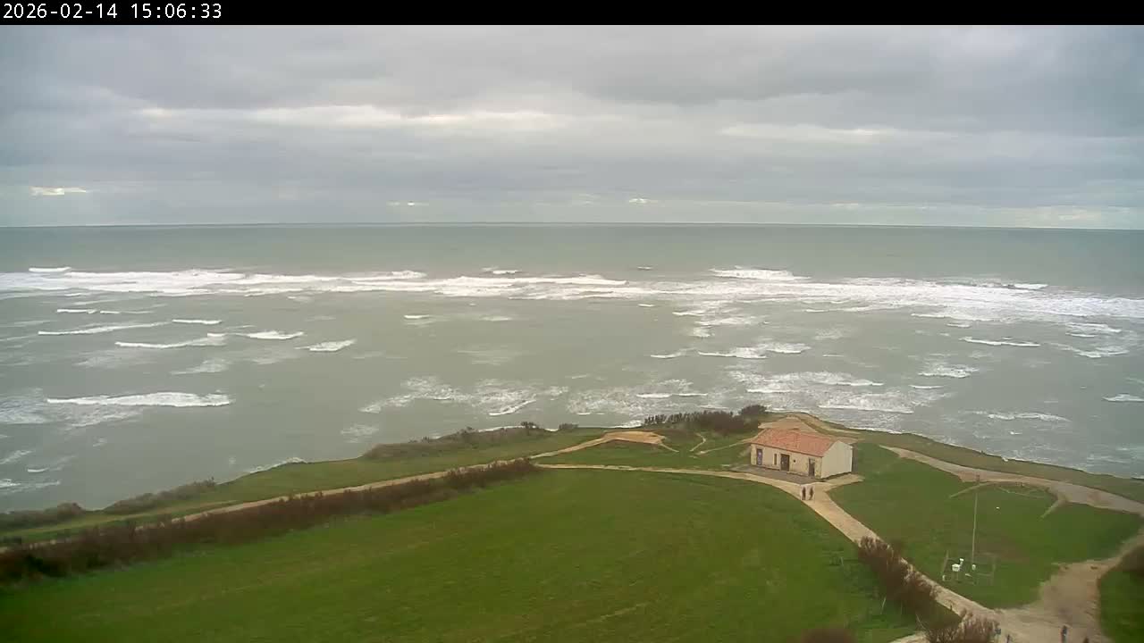 Saint-Denis-d'Oleron  Coast & Atlantic View  from Chassiron Light House (Phare de Chassiron) - Rochefort, Charente-Maritime, Nouvelle-Aquitaine, France