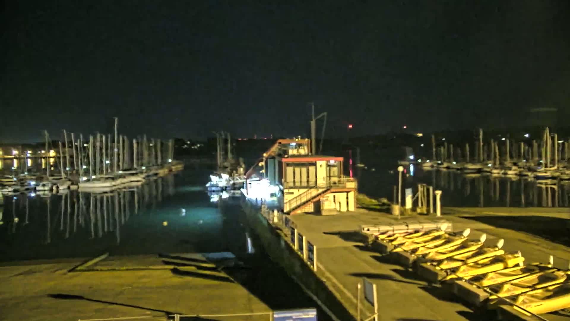 Guipavas, Marina du Moulin Blanc Marina Live Cam - Brest, Finistère, Bretagne, France
