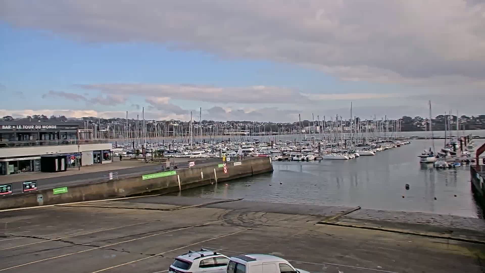 Guipavas, Marina du Moulin Blanc Marina Live Cam - Brest, Finistère, Bretagne, France