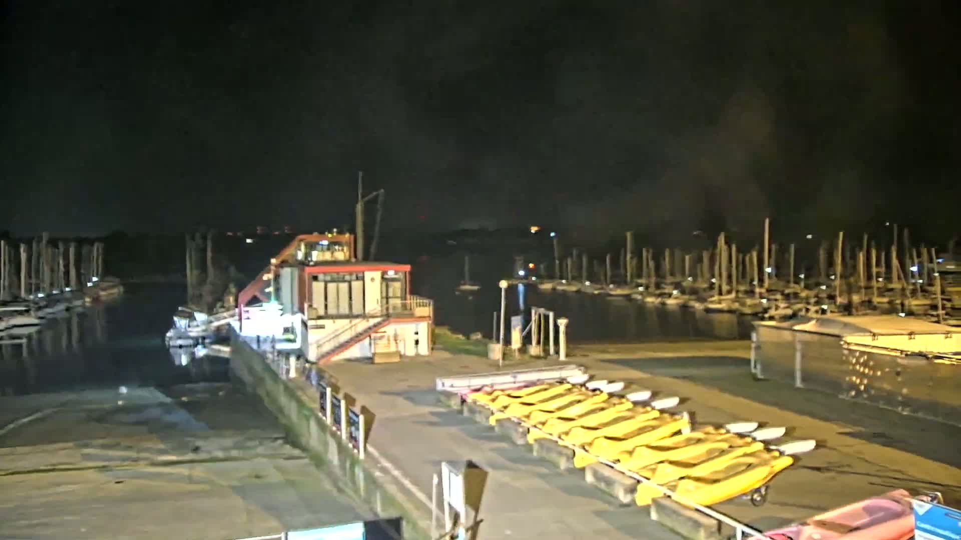 Guipavas, Marina du Moulin Blanc Marina Live Cam - Brest, Finistère, Bretagne, France