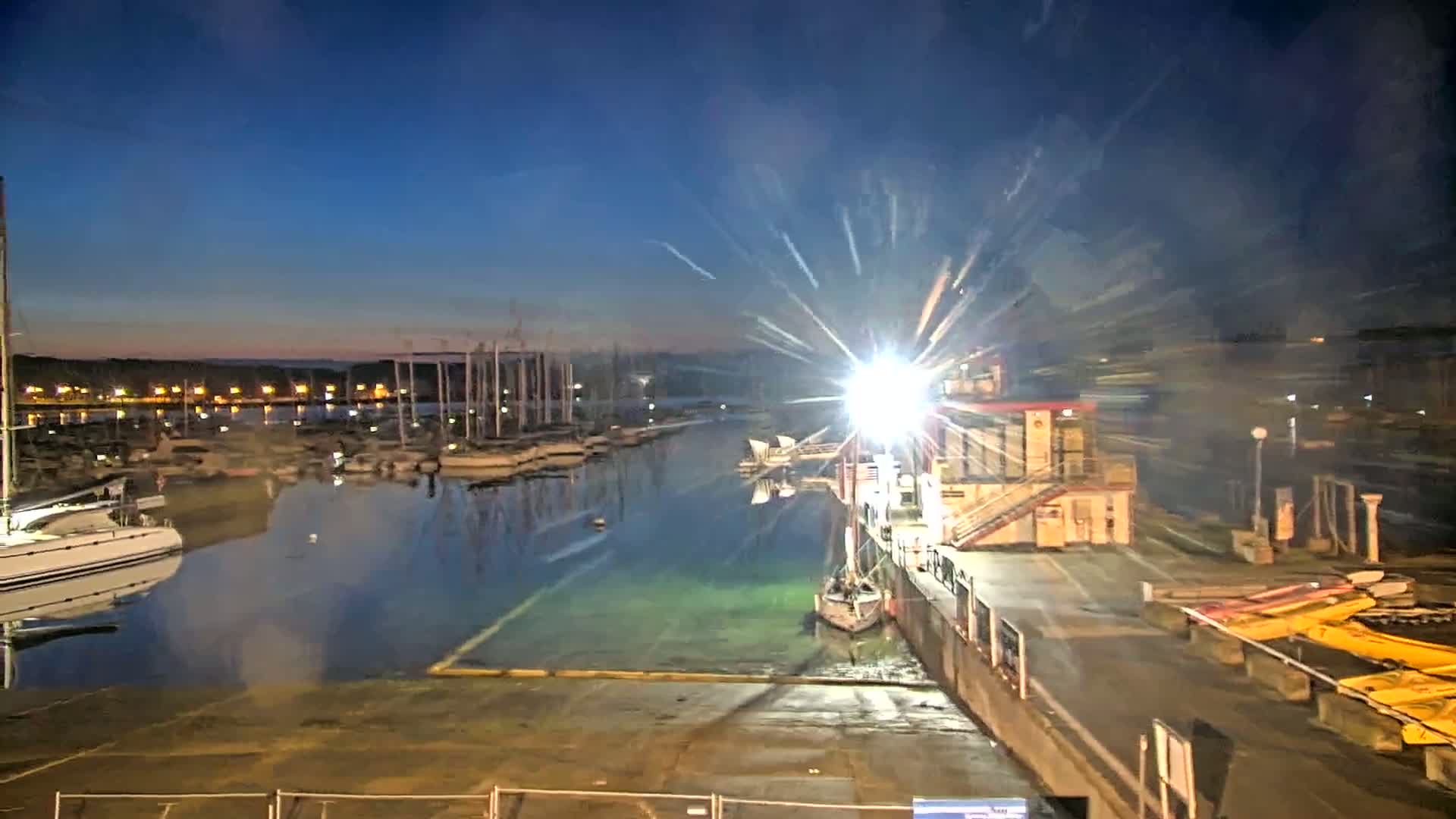 Guipavas, Marina du Moulin Blanc Marina Live Cam - Brest, Finistère, Bretagne, France