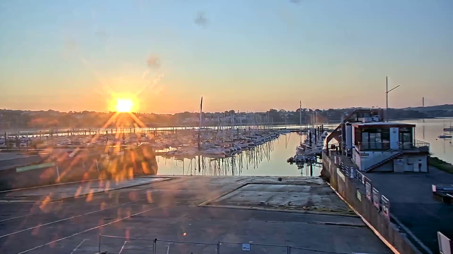 Guipavas, Marina du Moulin Blanc Marina Live Cam - Brest, Finistère, Bretagne, France