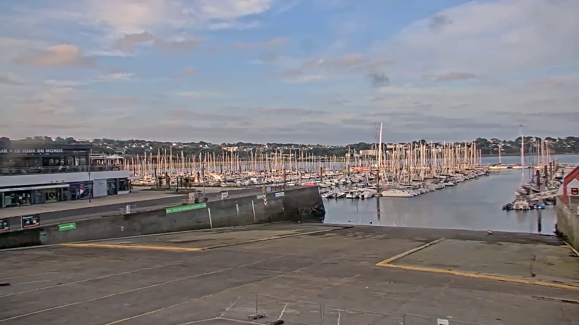 Guipavas, Marina du Moulin Blanc Marina Live Cam - Brest, Finistère, Bretagne, France