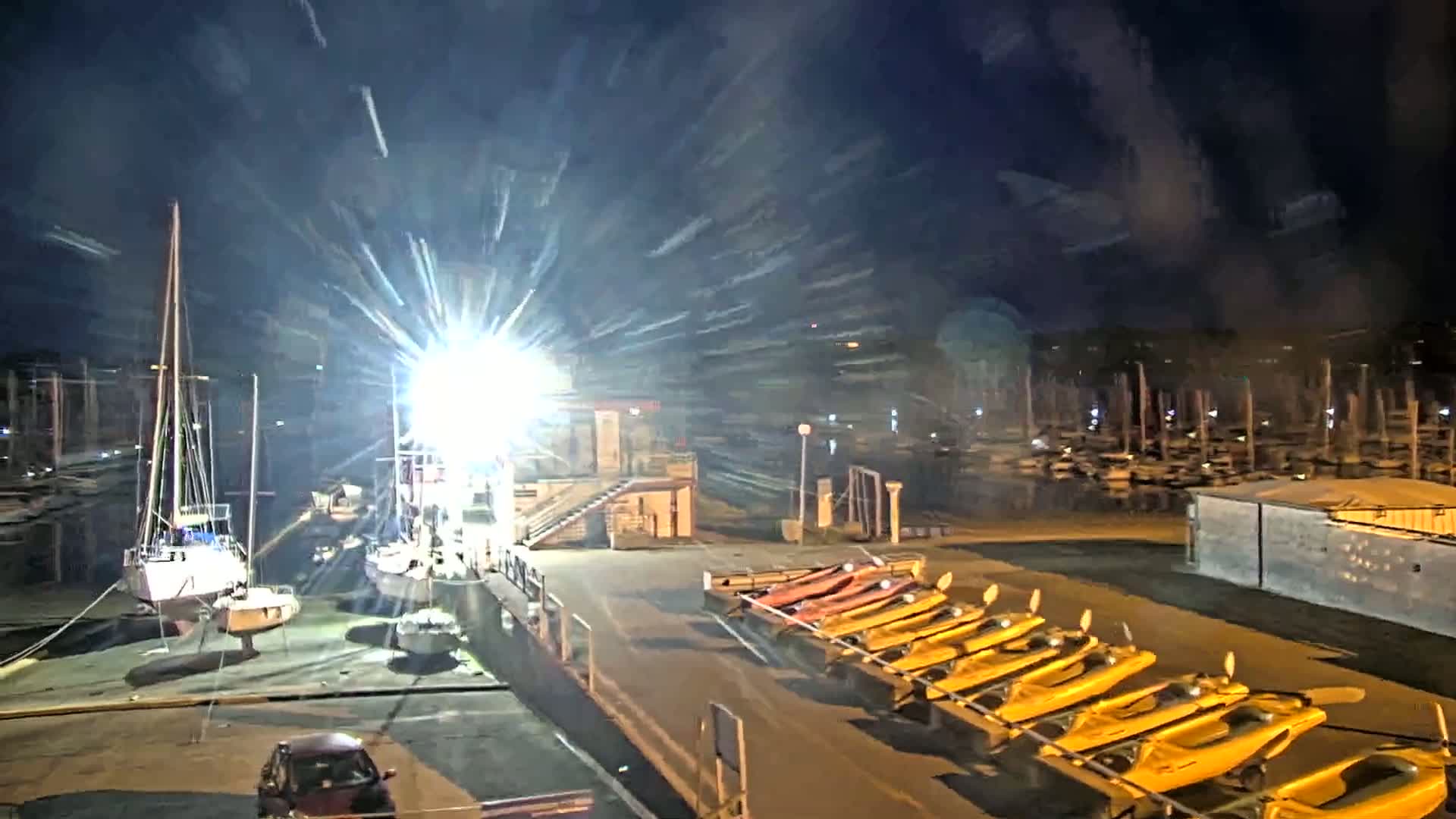 Guipavas, Marina du Moulin Blanc Marina Live Cam - Brest, Finistère, Bretagne, France