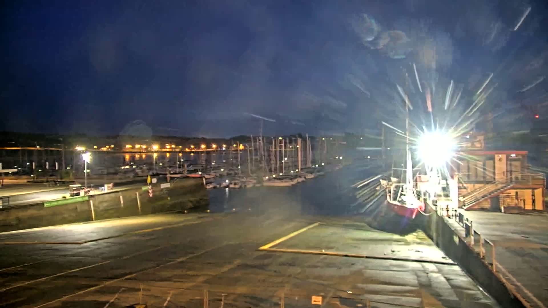 Guipavas, Marina du Moulin Blanc Marina Live Cam - Brest, Finistère, Bretagne, France