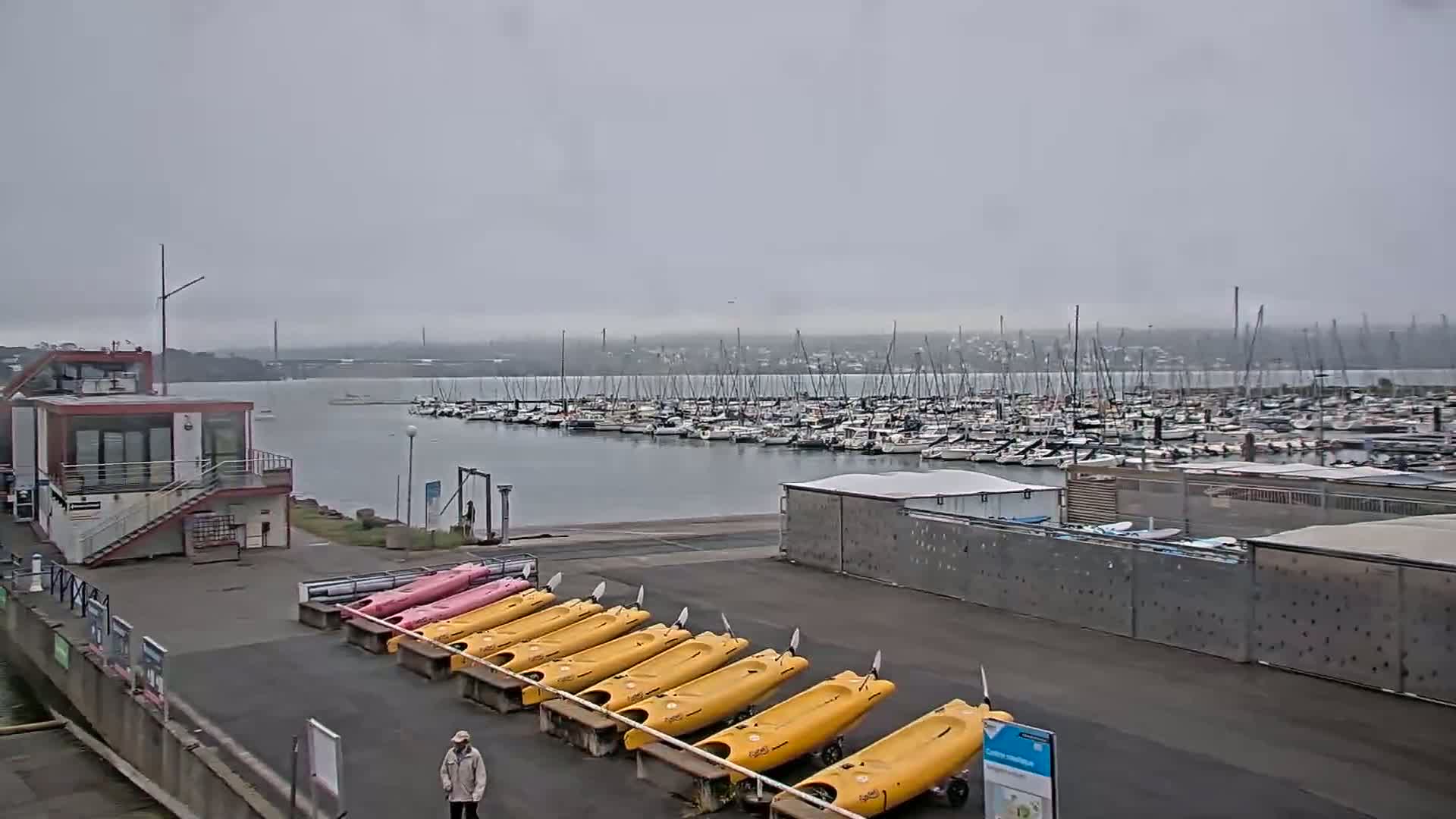 Guipavas, Marina du Moulin Blanc Marina Live Cam - Brest, Finistère, Bretagne, France