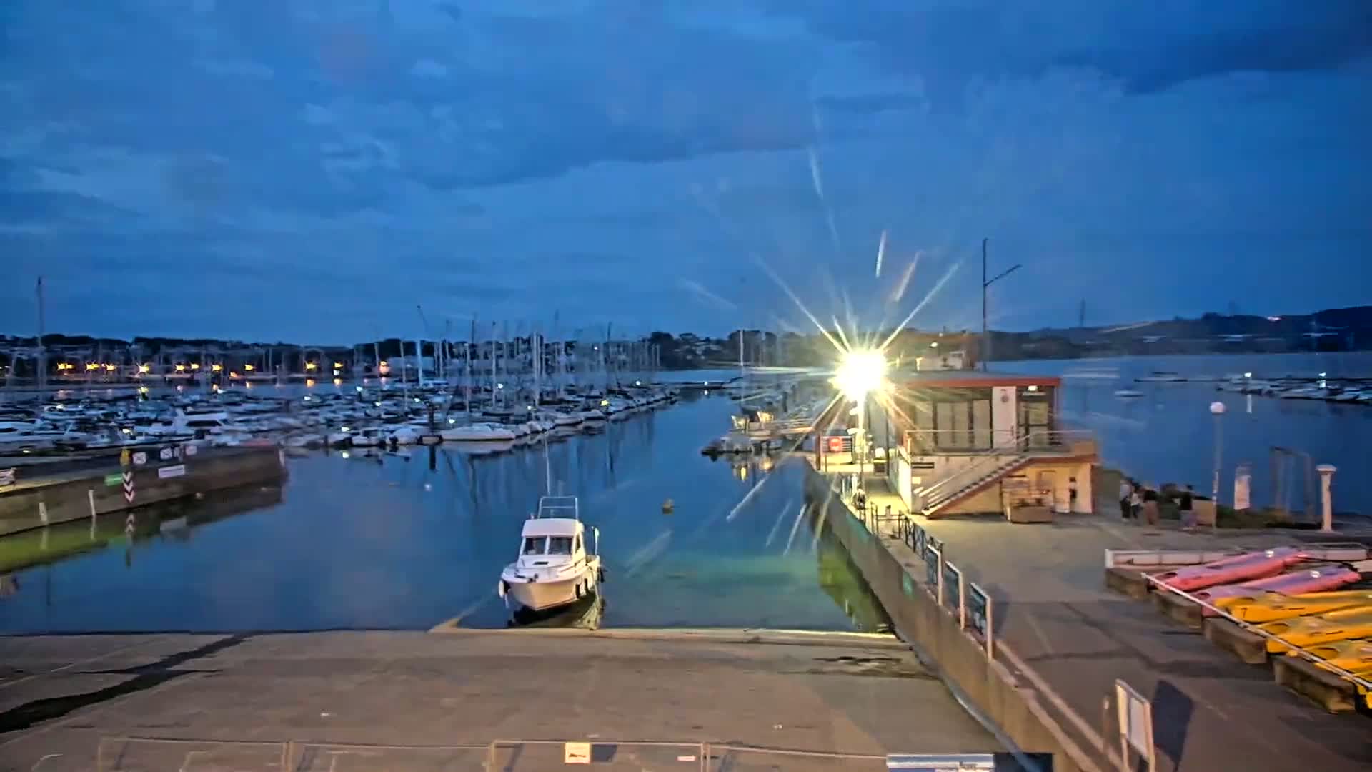 Guipavas, Marina du Moulin Blanc Marina Live Cam - Brest, Finistère, Bretagne, France