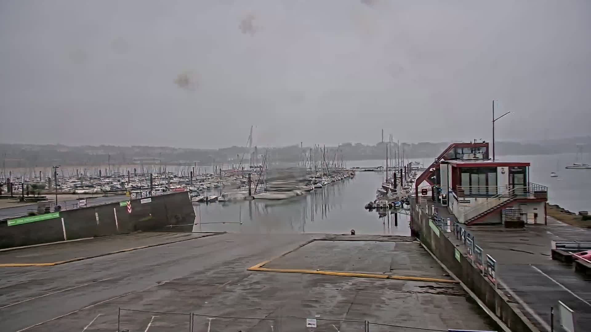Guipavas, Marina du Moulin Blanc Marina Live Cam - Brest, Finistère, Bretagne, France