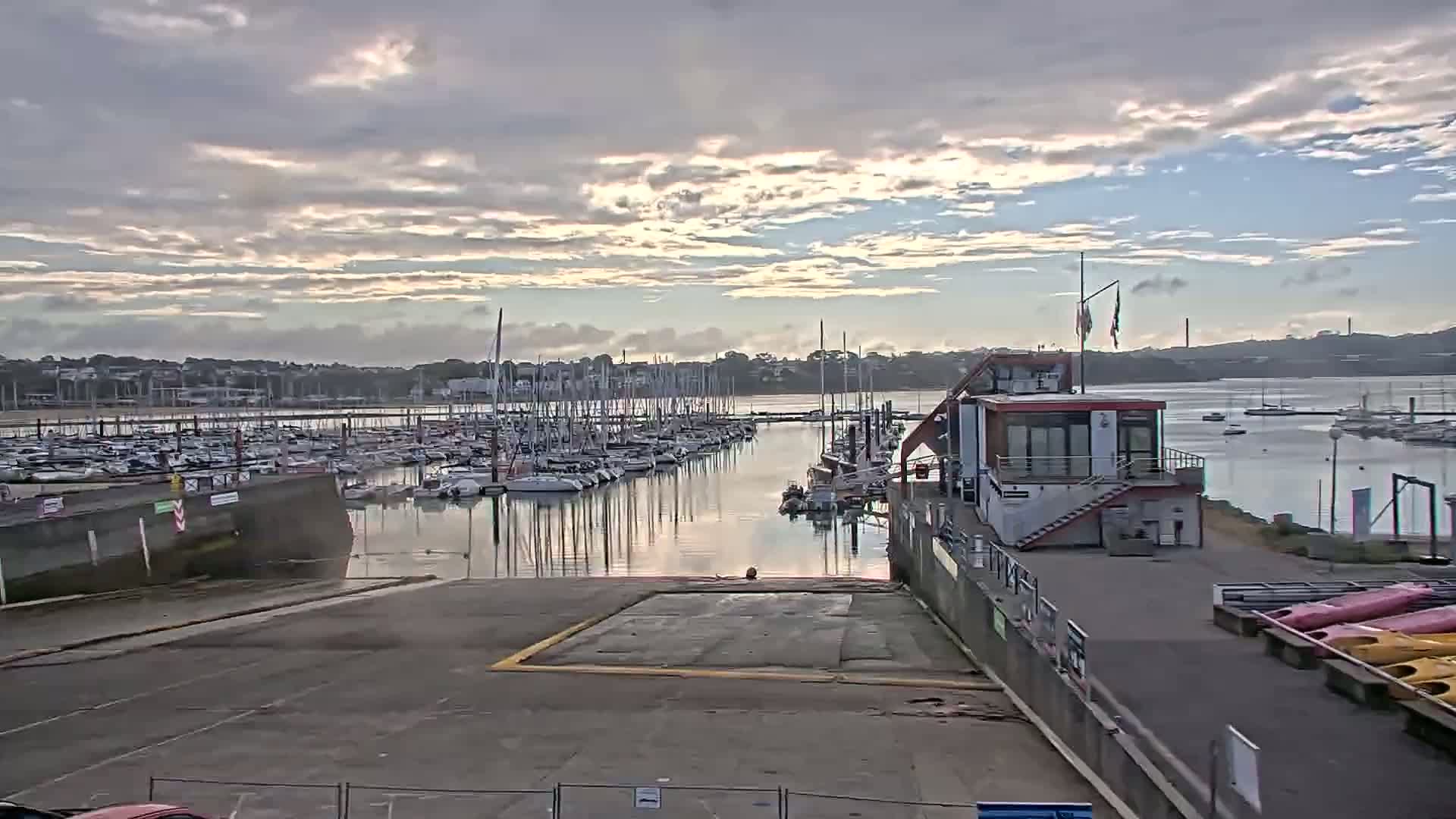 Guipavas, Marina du Moulin Blanc Marina Live Cam - Brest, Finistère, Bretagne, France