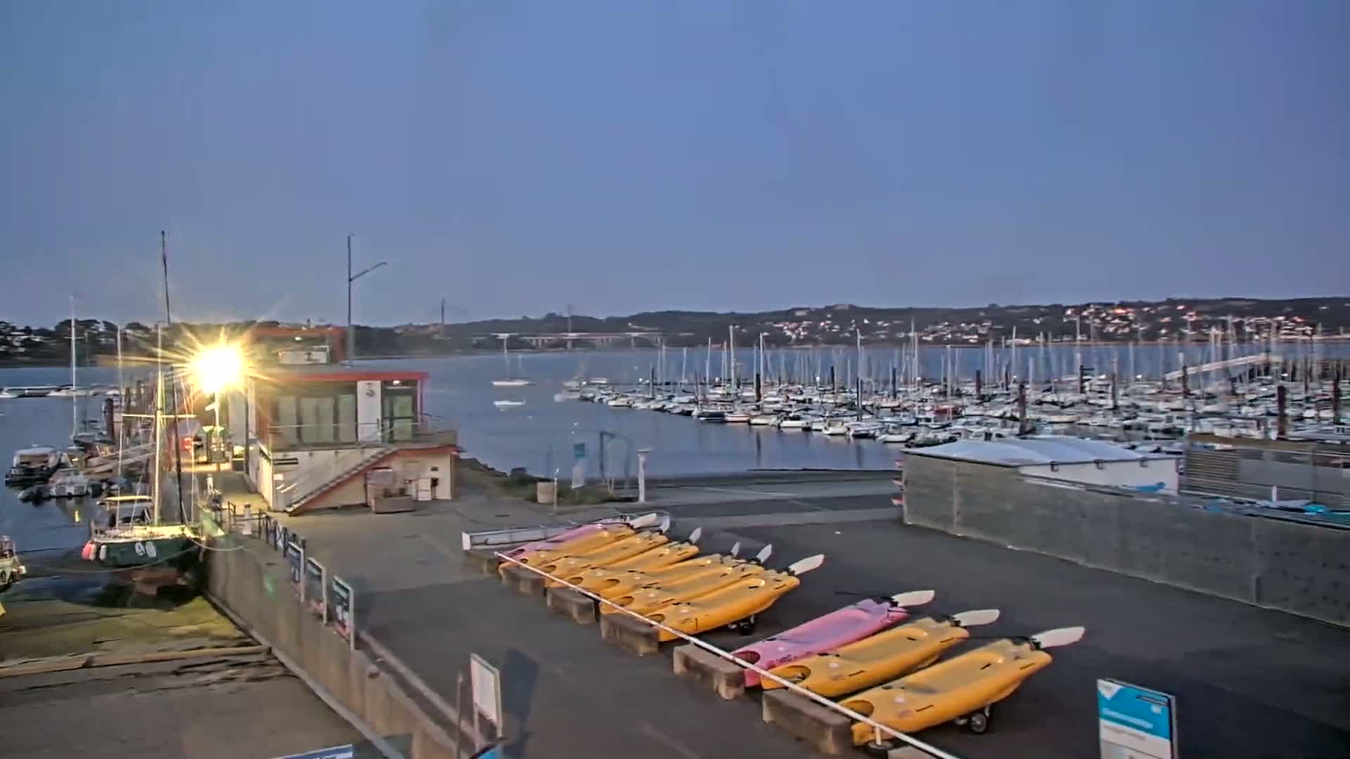 Guipavas, Marina du Moulin Blanc Marina Live Cam - Brest, Finistère, Bretagne, France