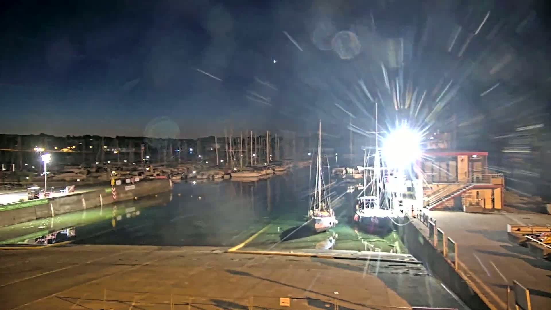 Guipavas, Marina du Moulin Blanc Marina Live Cam - Brest, Finistère, Bretagne, France