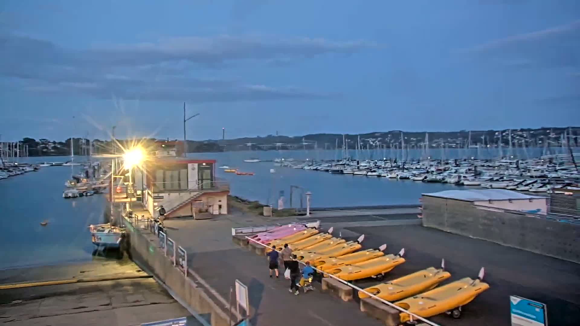Guipavas, Marina du Moulin Blanc Marina Live Cam - Brest, Finistère, Bretagne, France