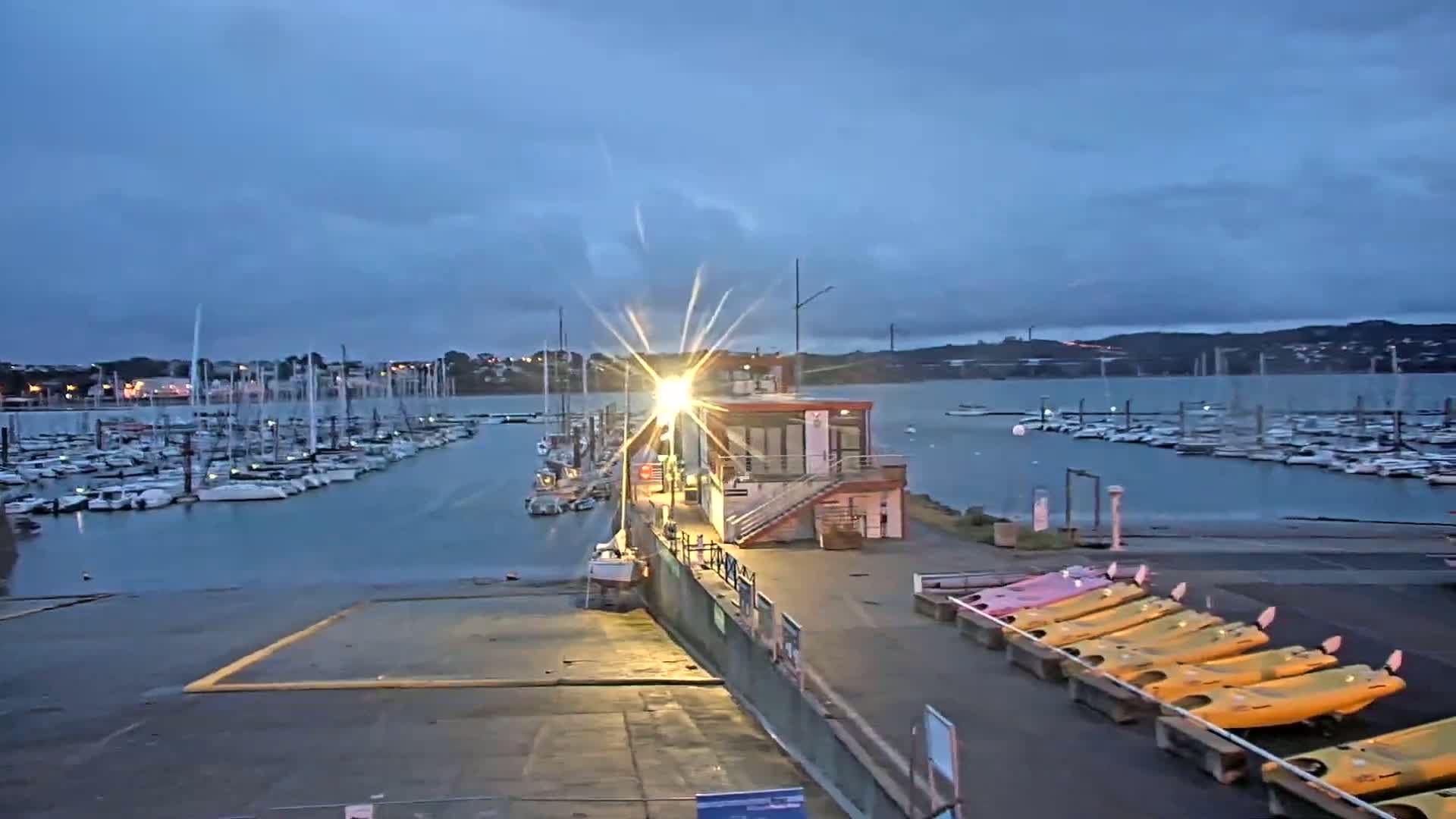 Guipavas, Marina du Moulin Blanc Marina Live Cam - Brest, Finistère, Bretagne, France