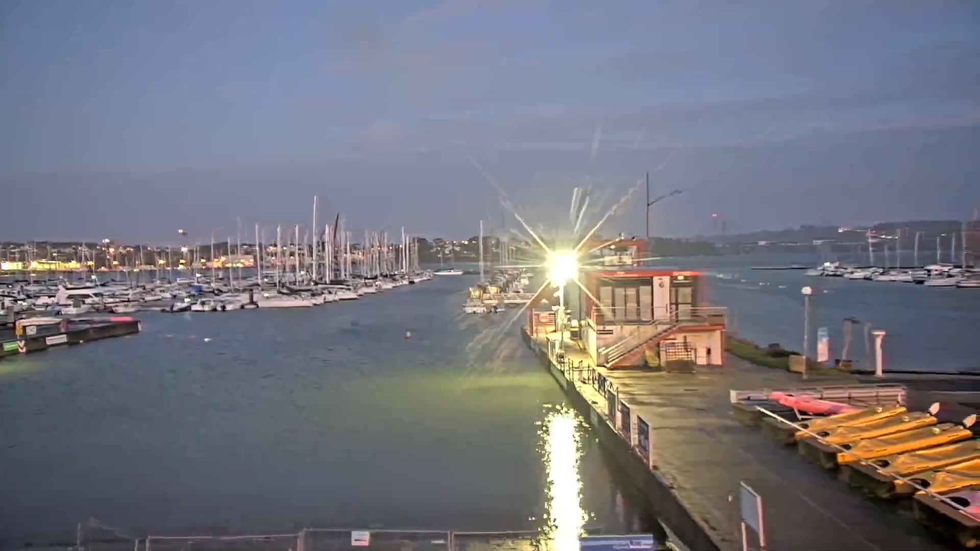 Guipavas, Marina du Moulin Blanc Marina Live Cam - Brest, Finistère, Bretagne, France