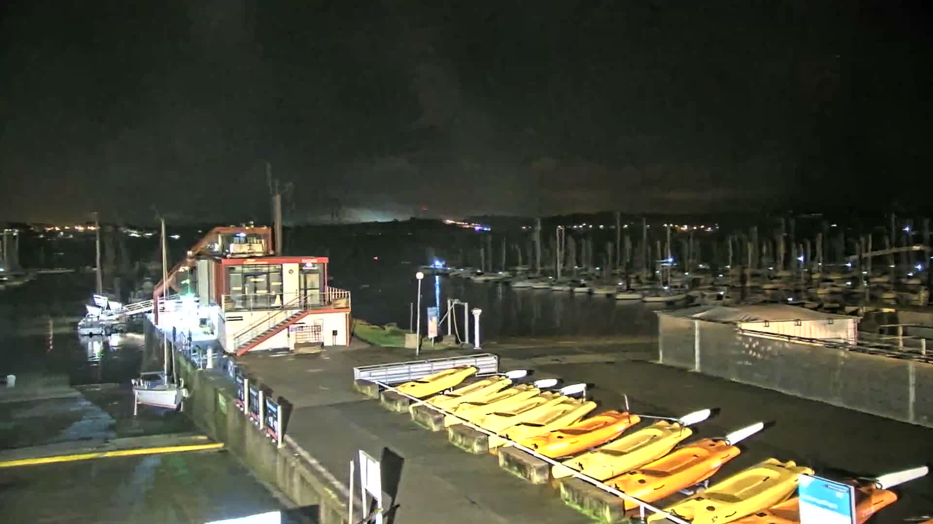 Guipavas, Marina du Moulin Blanc Marina Live Cam - Brest, Finistère, Bretagne, France