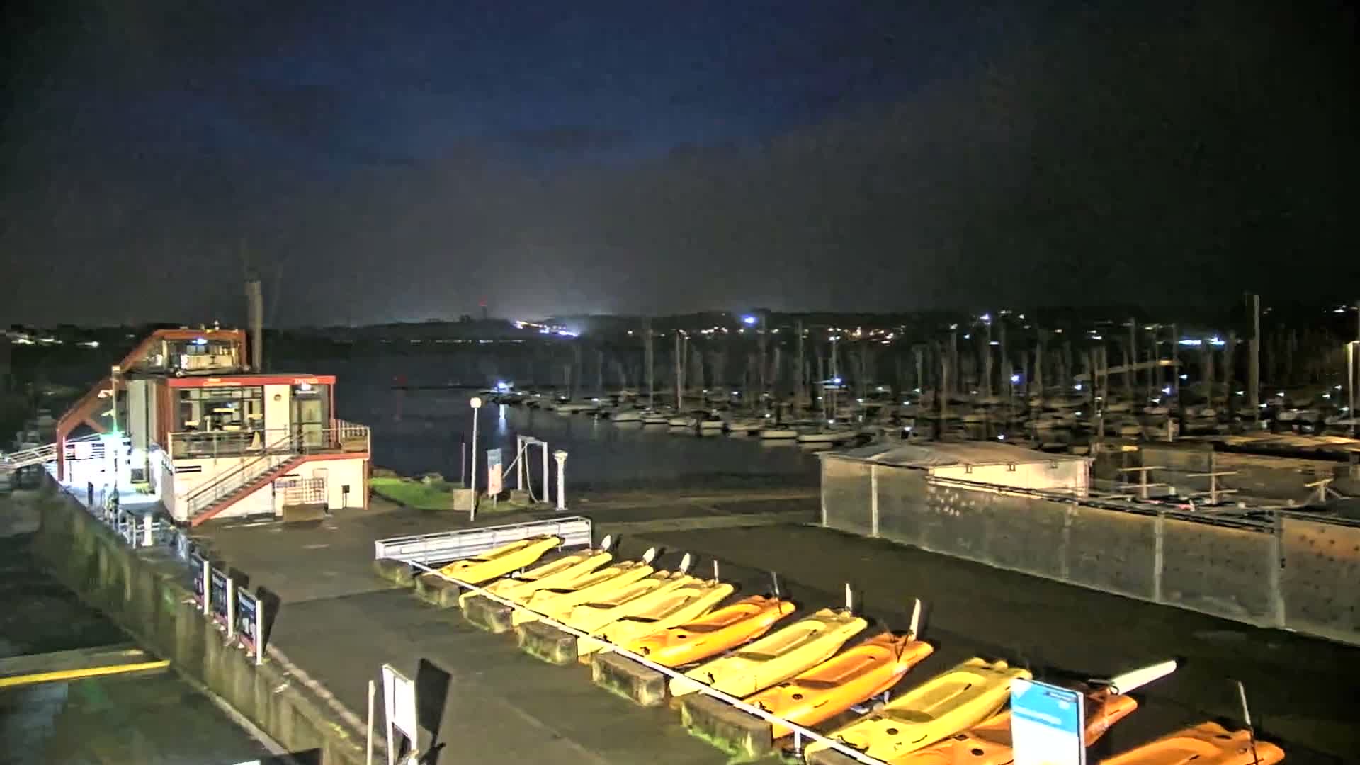 Guipavas, Marina du Moulin Blanc Marina Live Cam - Brest, Finistère, Bretagne, France