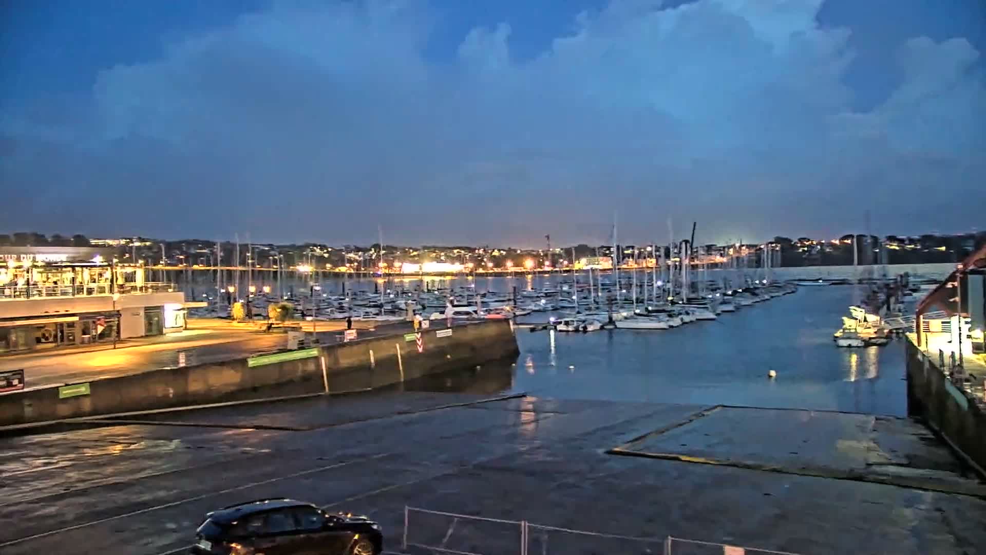 Guipavas, Marina du Moulin Blanc Marina Live Cam - Brest, Finistère, Bretagne, France