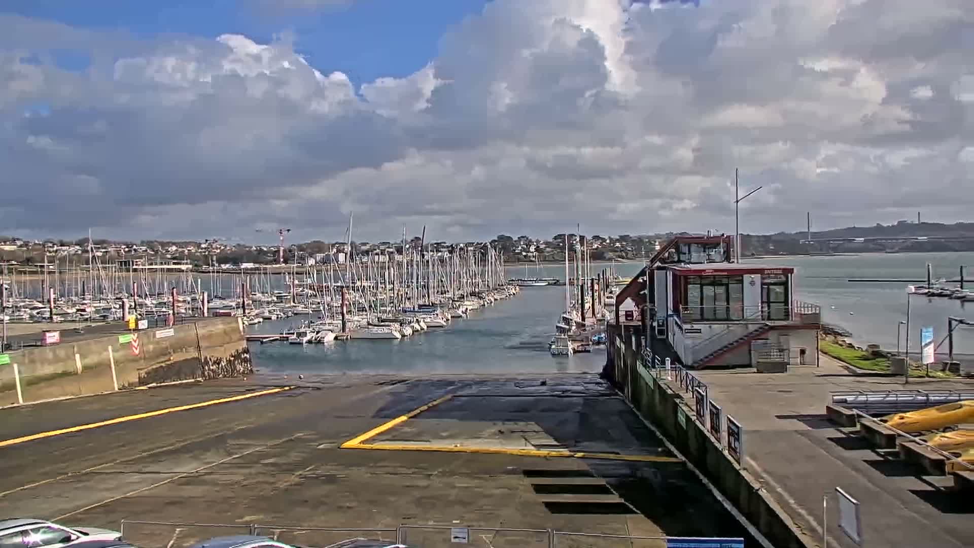 Guipavas, Marina du Moulin Blanc Marina Live Cam - Brest, Finistère, Bretagne, France
