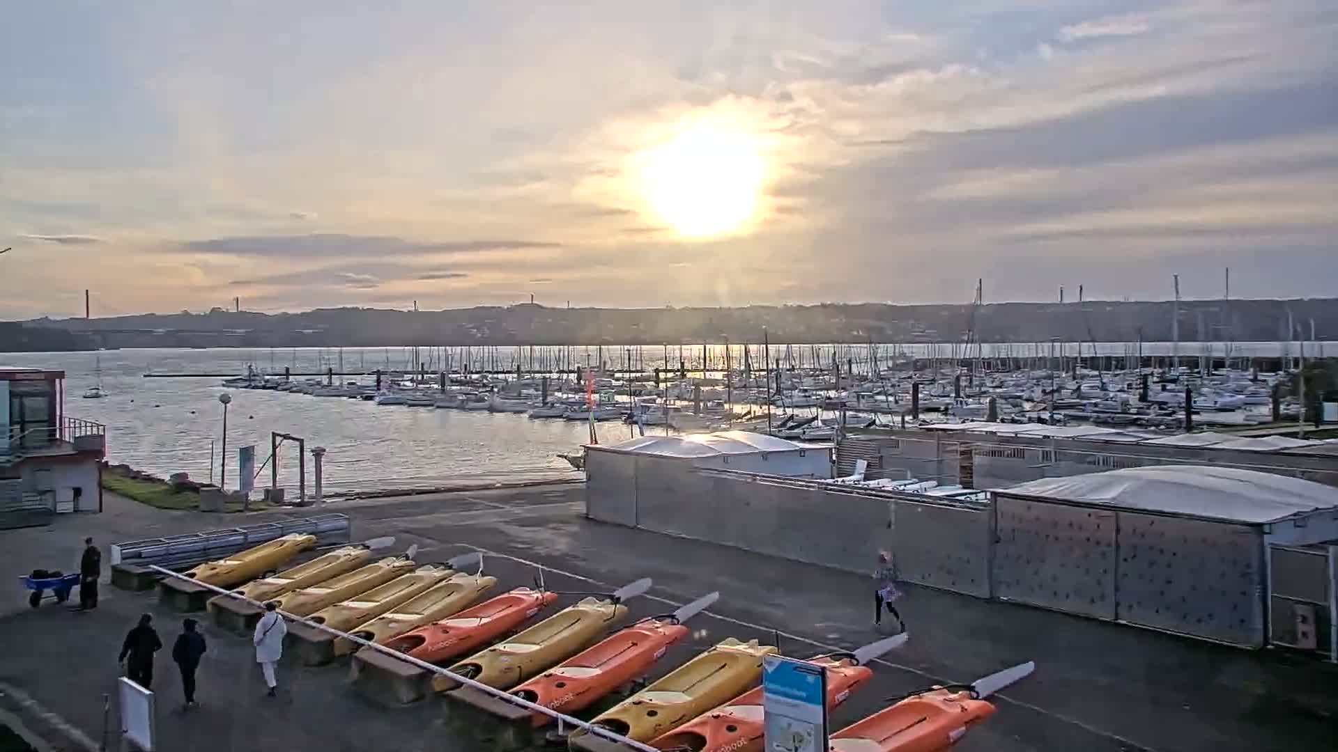 Guipavas, Marina du Moulin Blanc Marina Live Cam - Brest, Finistère, Bretagne, France