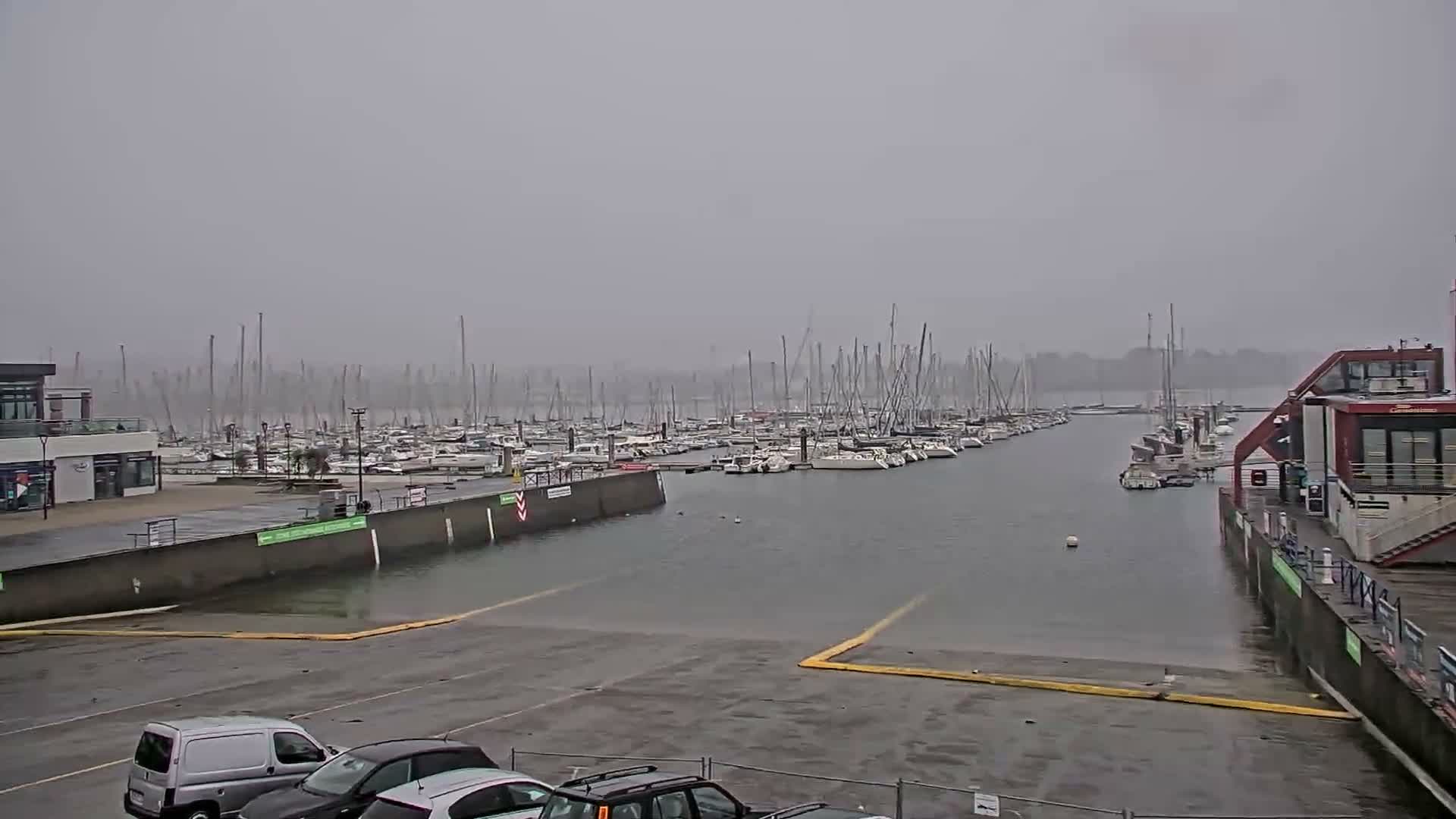 Guipavas, Marina du Moulin Blanc Marina Live Cam - Brest, Finistère, Bretagne, France
