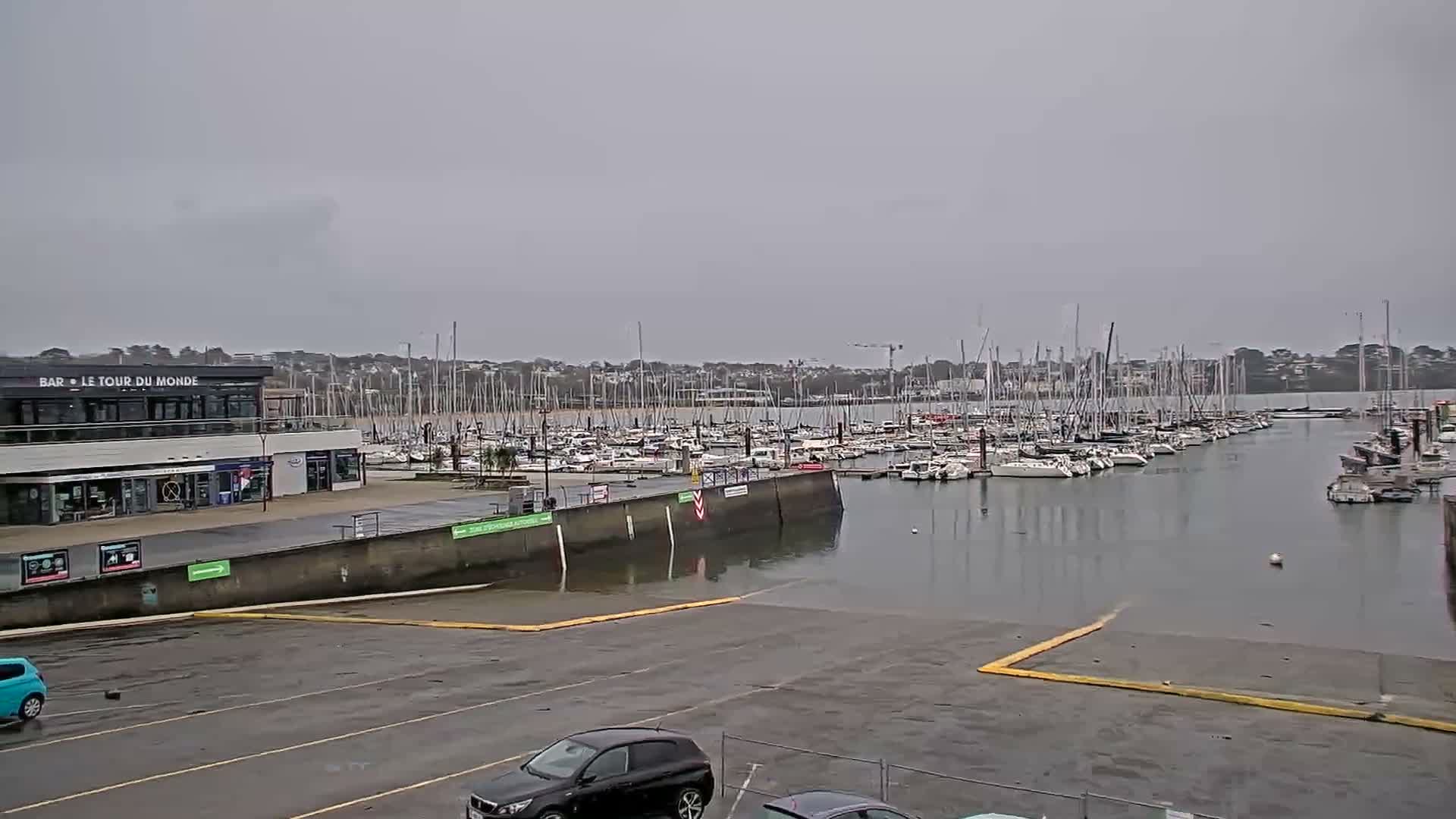 Guipavas, Marina du Moulin Blanc Marina Live Cam - Brest, Finistère, Bretagne, France