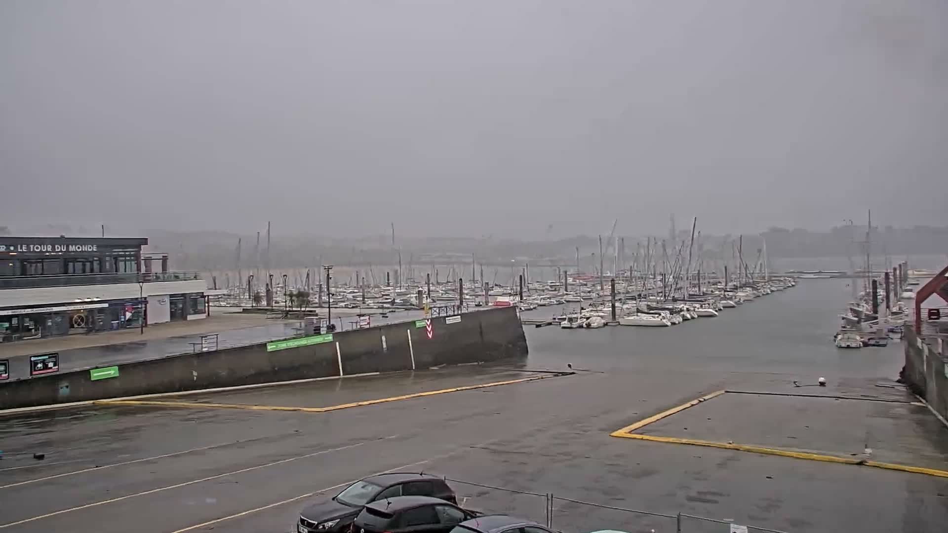 Guipavas, Marina du Moulin Blanc Marina Live Cam - Brest, Finistère, Bretagne, France