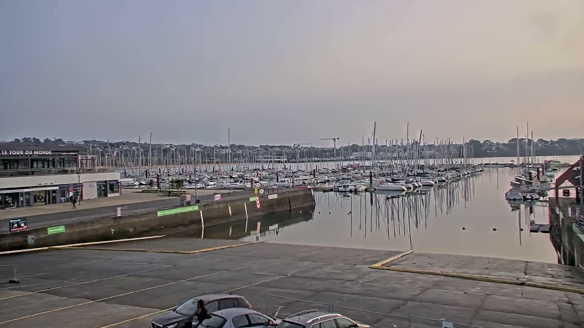 Guipavas, Marina du Moulin Blanc Marina Live Cam - Brest, Finistère, Bretagne, France
