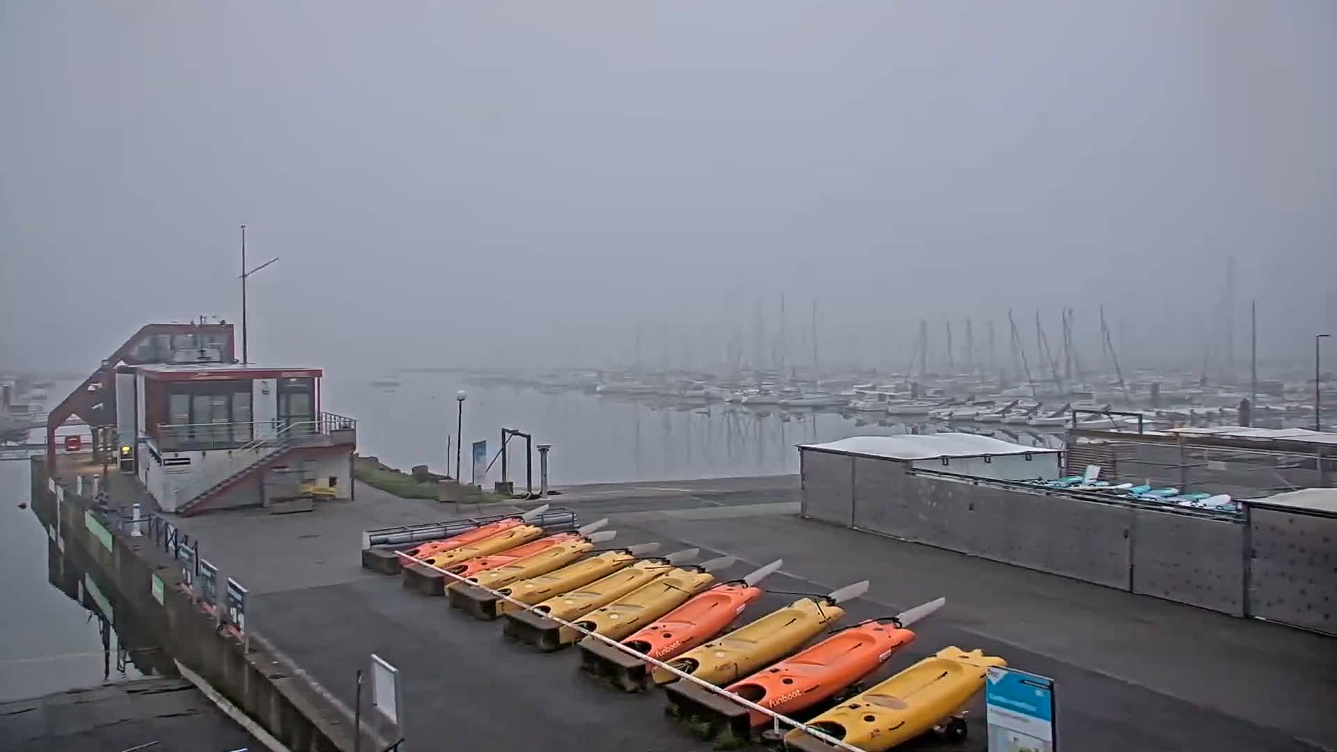 Guipavas, Marina du Moulin Blanc Marina Live Cam - Brest, Finistère, Bretagne, France