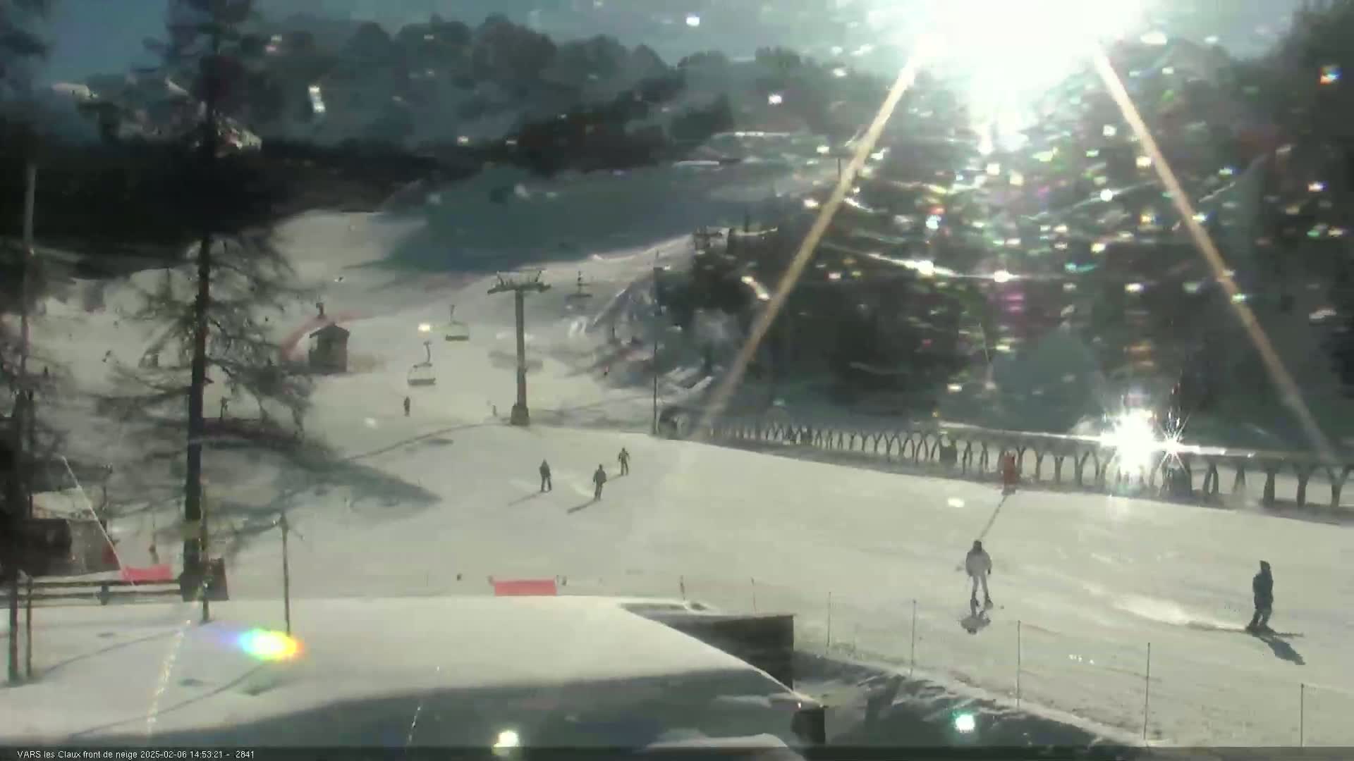 Vars (Hautes Alpes) Ski Village & Ski Slopes Live Cam -  Briançon, Hautes-Alpes, Provence-Alpes-Côte d’Azur